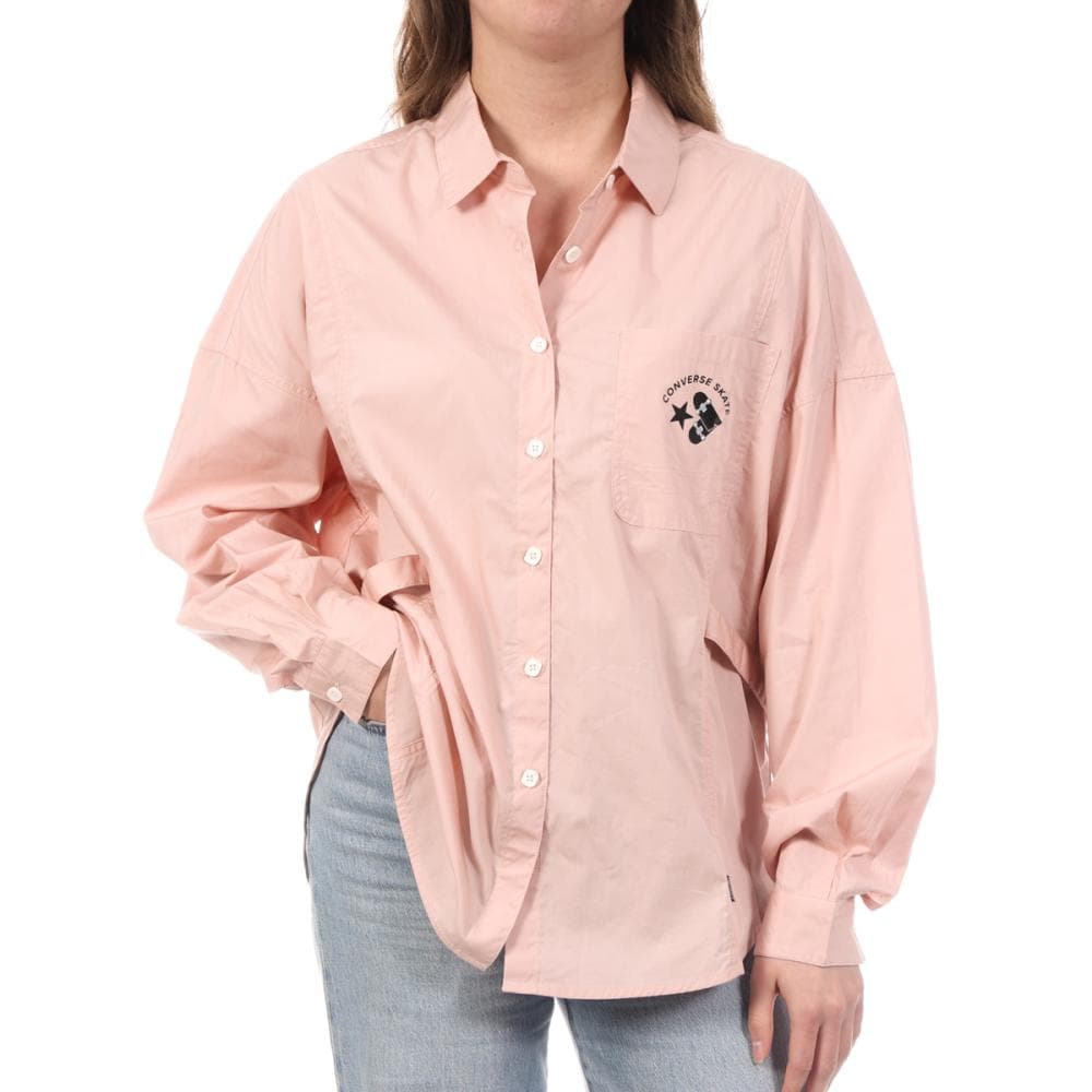 Chemise Rose Clair Femme Converse Skateboard 1