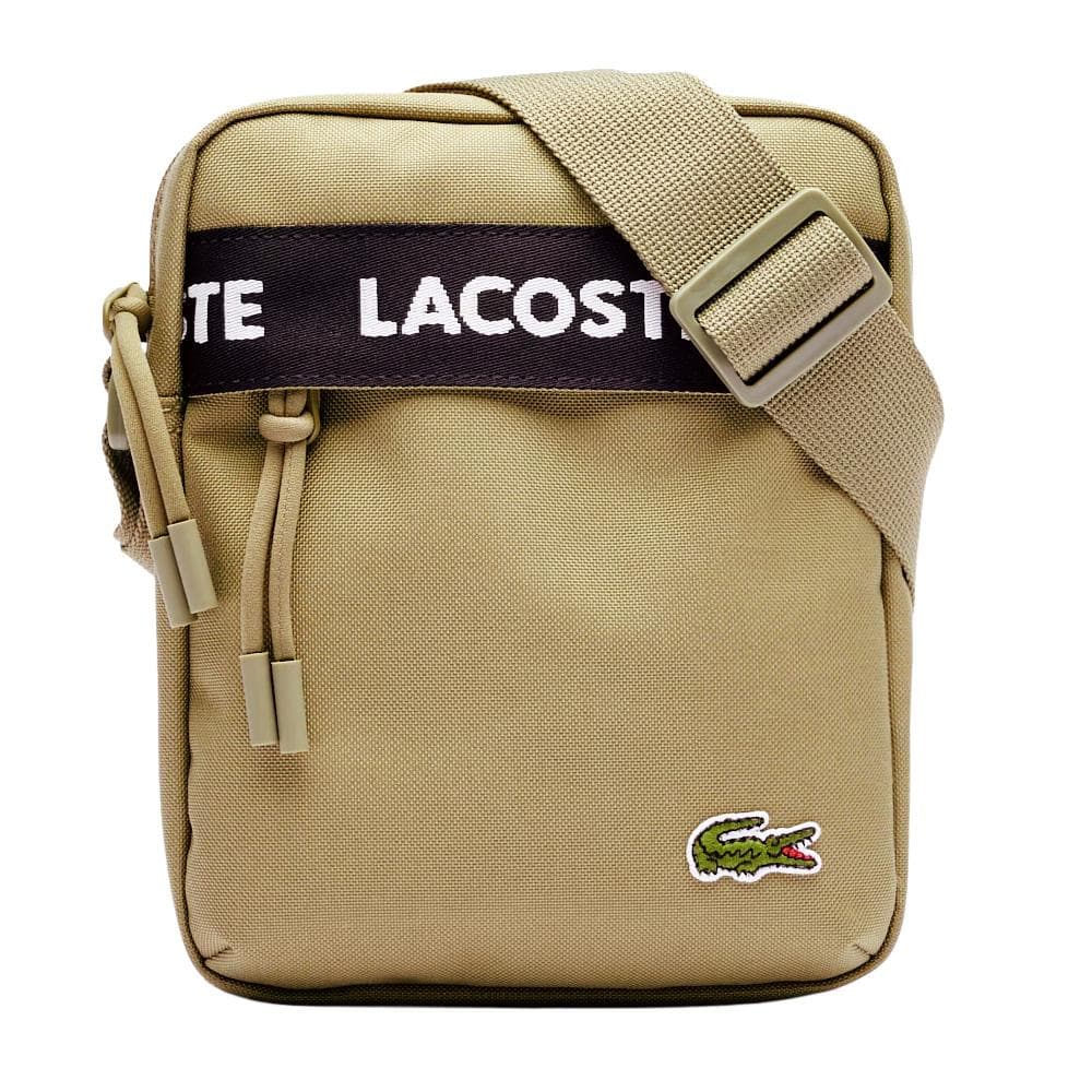 Sacoche Beige Homme Lacoste VERTICAL 1