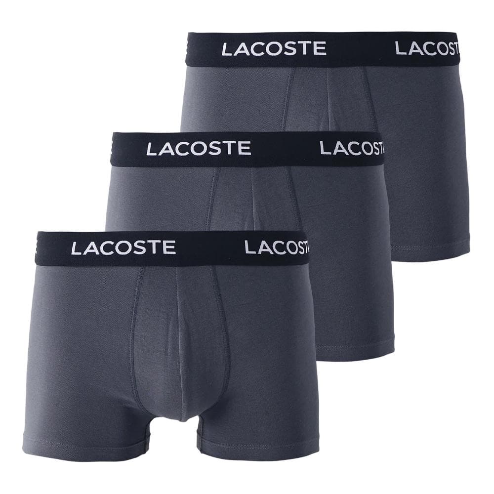 Pack de 3 Boxers Noir/Gris Homme Lacoste Trunk 1