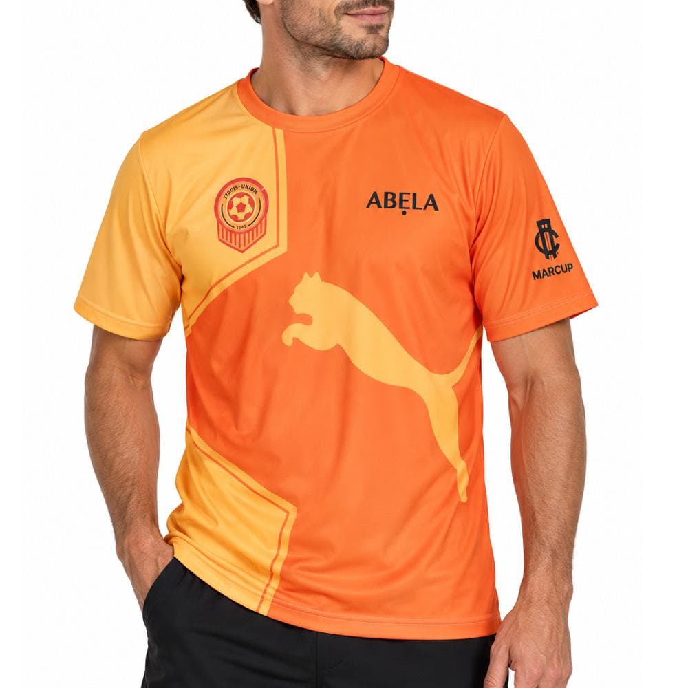 Maillot de Foot Orange Homme Puma Marscup Frais-Vallon 1