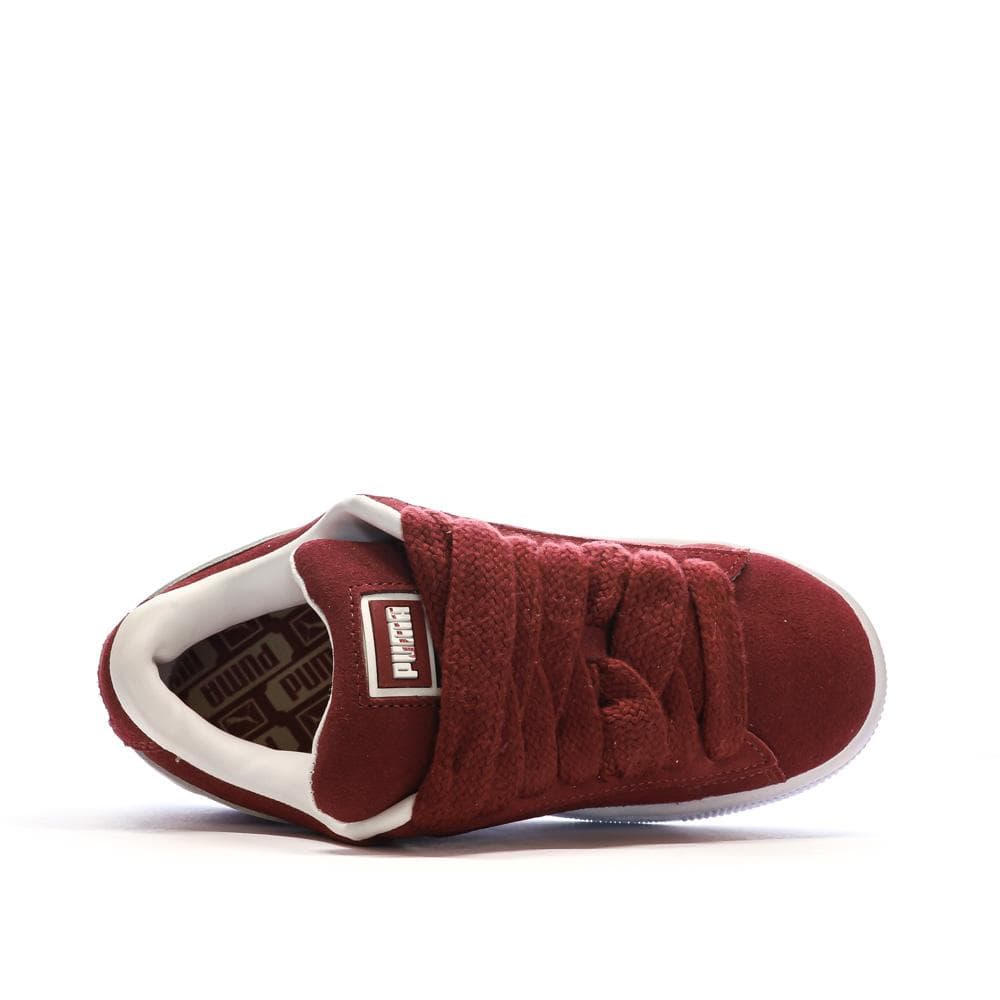 Baskets Rouges Femme Puma Suede XL 4