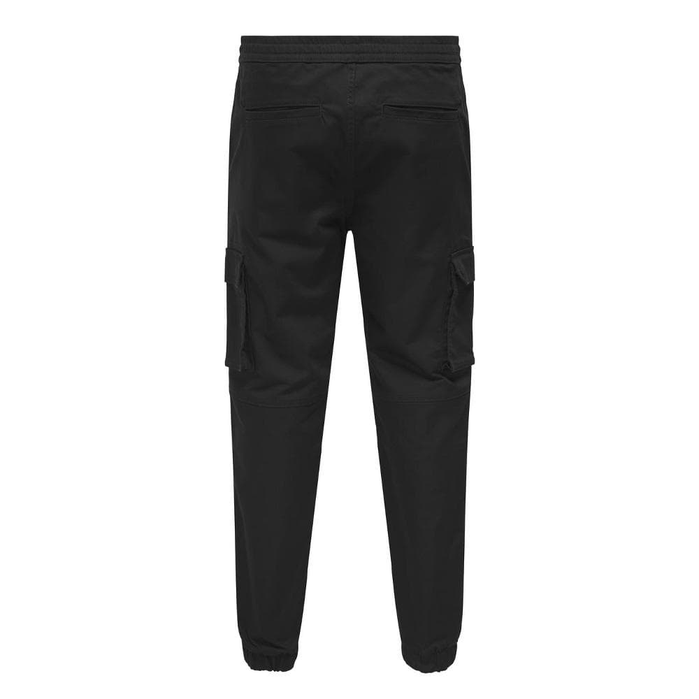 Pantalon Cargo Noir Homme Only & Sons Regular 5750 2
