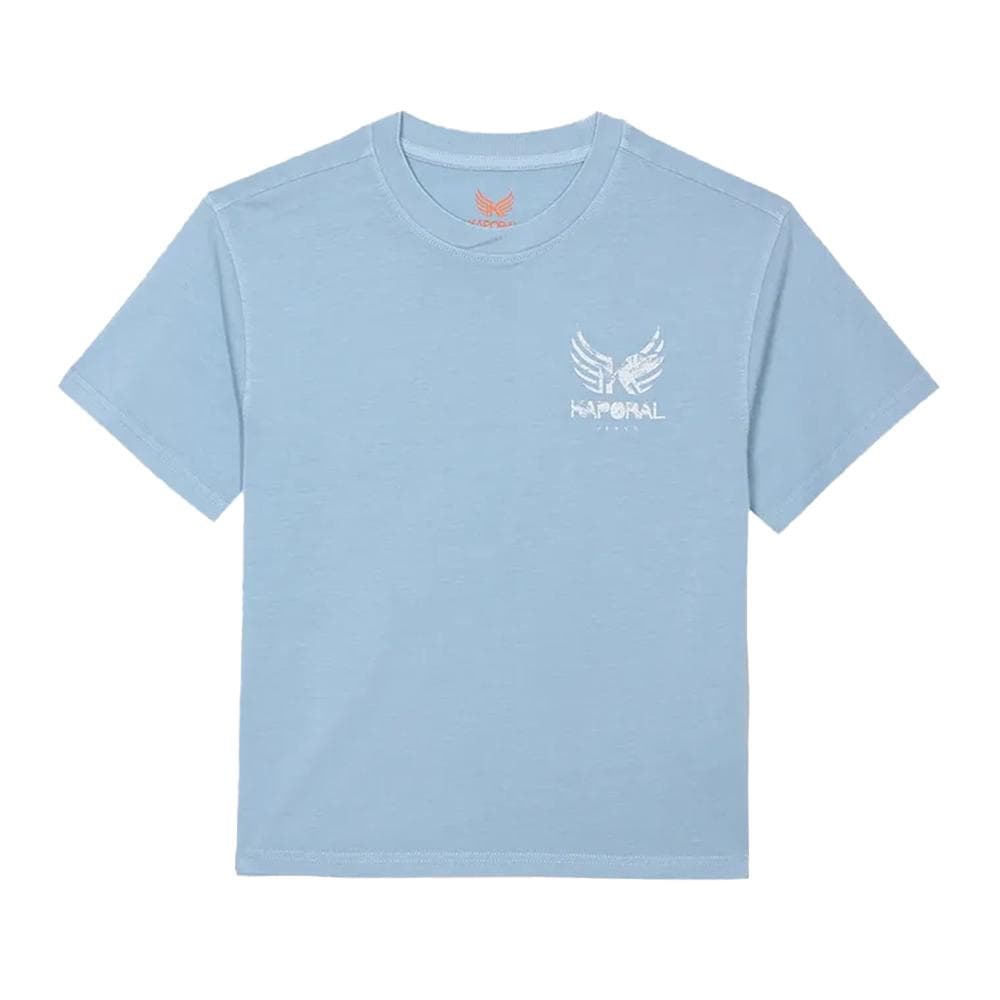 T-Shirt Blanc/Bleu Garçon Kaporal Obar 1