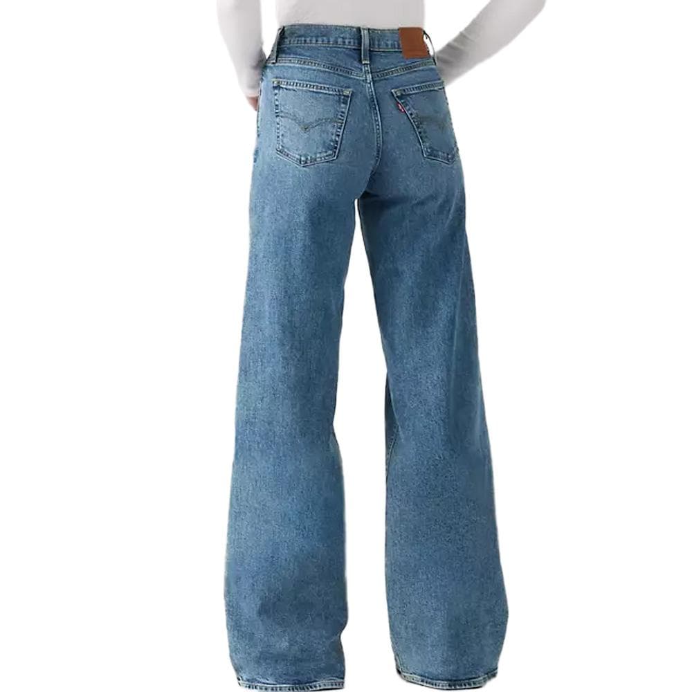 Jean Baggy Bleu Classique Femme Levi's 728 Wide 2