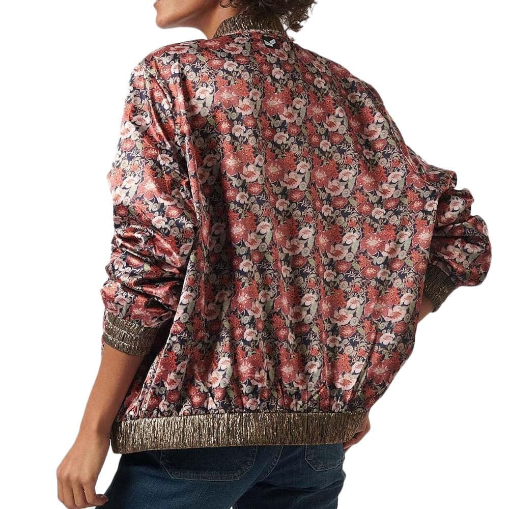 Veste Fleuris Rouge/Noir Femme Kaporal PILE 2