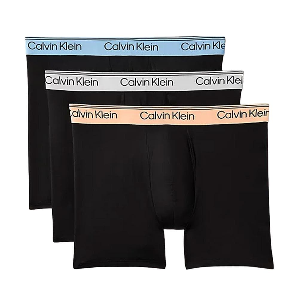 X3 Boxers Noir Homme Calvin Klein Jeans Microfibre 1