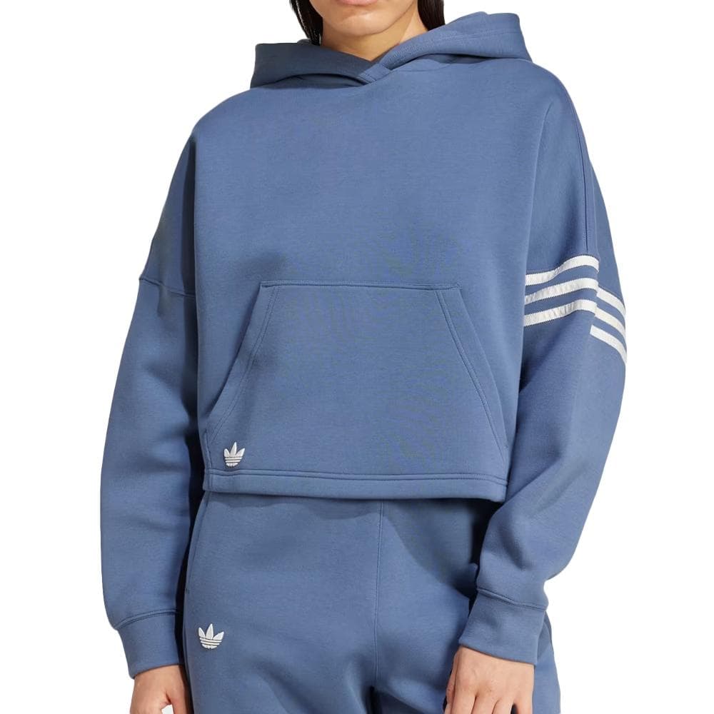 Sweat à Capuche Bleu Femme Adidas Neucl 1