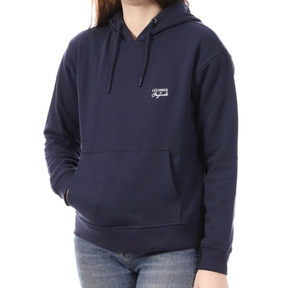 Sweat à capuche Marine Femme Lee Cooper Octavia 1