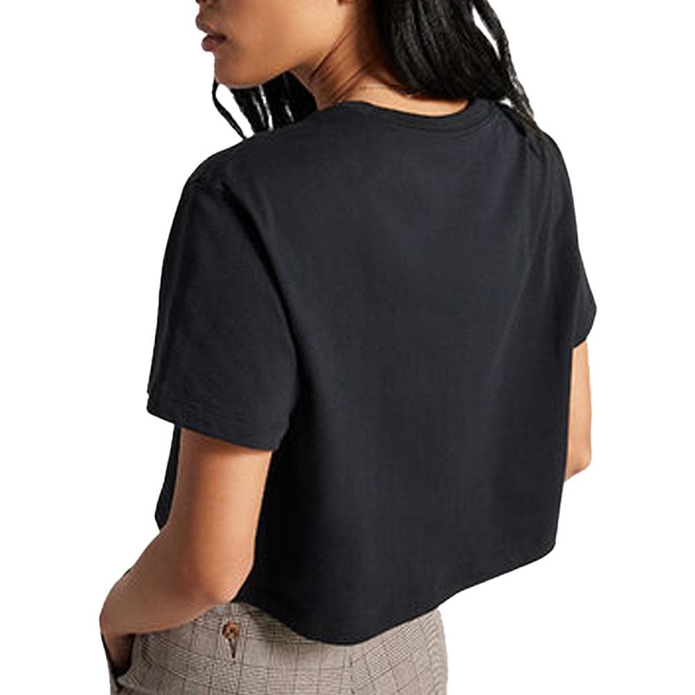 T-Shirt Noir Femme Converse Glam 2