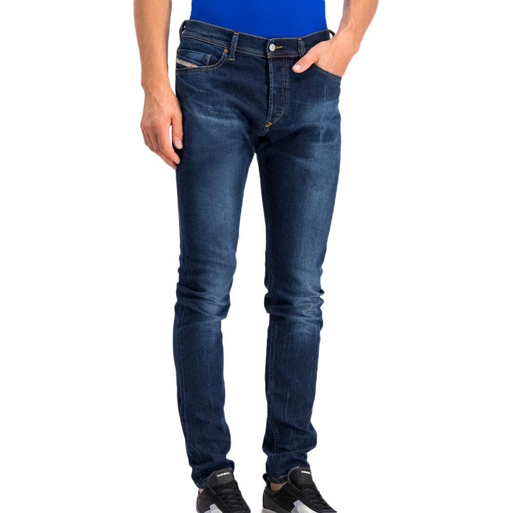 Jean Slim Bleu Délavé Homme Diesel Tepphar 1