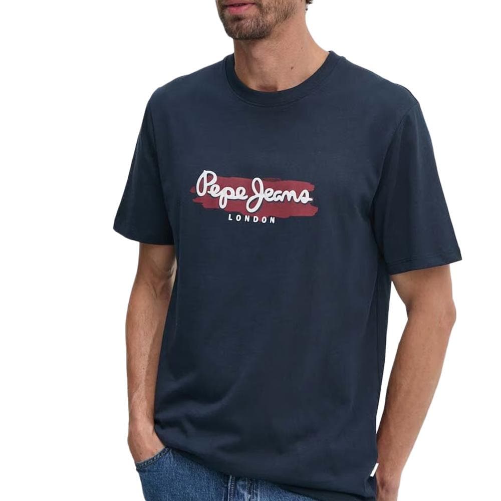 T-shirt Marine Homme Pepe Jeans Arsham 1