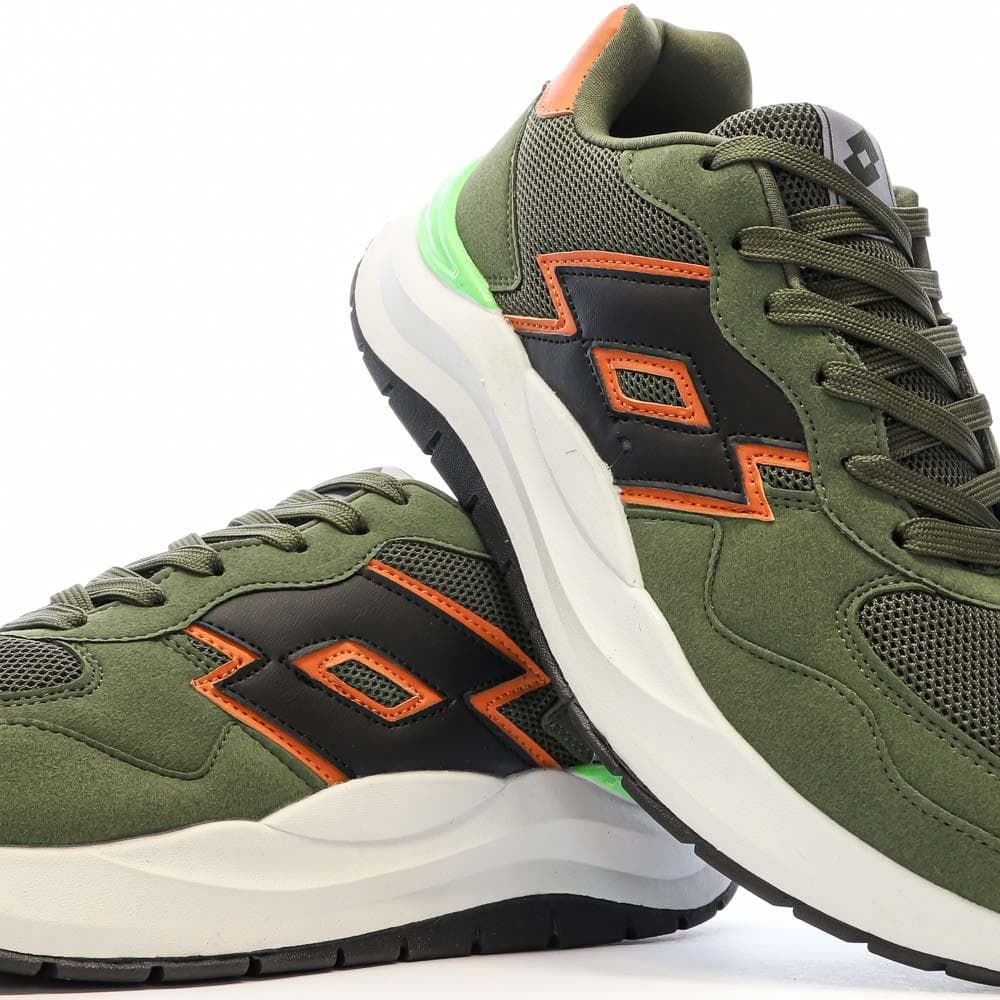 Baskets Kaki/Orange Homme Lotto Twenty6 7