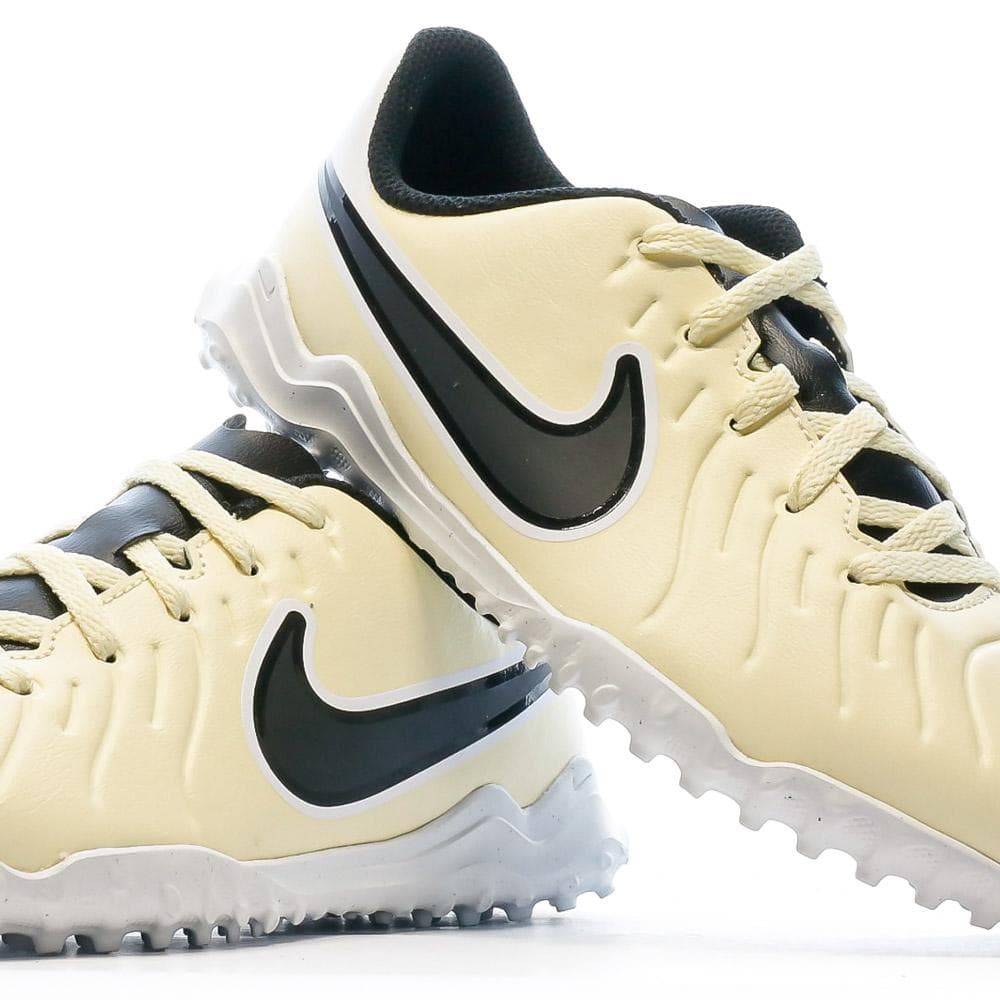 Chaussures de Football Blanc/Jaune Garçon Nike Legend 10 Club 7