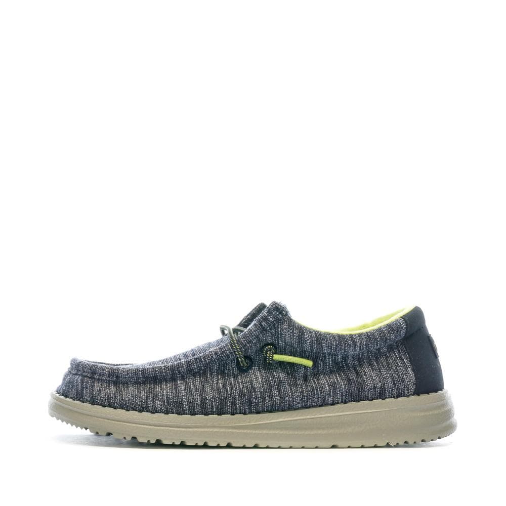 Chaussures Marine/Grise Garçon Hey Dude Wally Youth 1