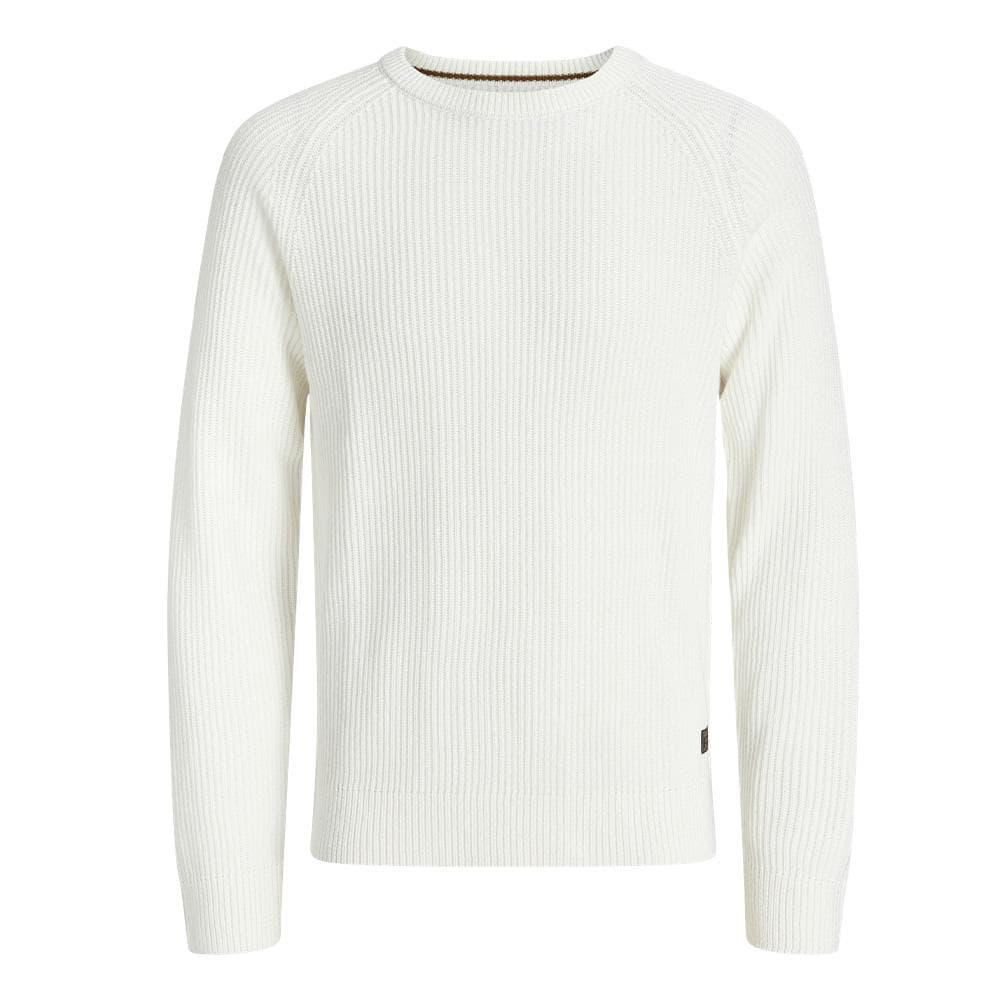 Pull en Maille Blanc Homme Jack & Jones Pannel 1
