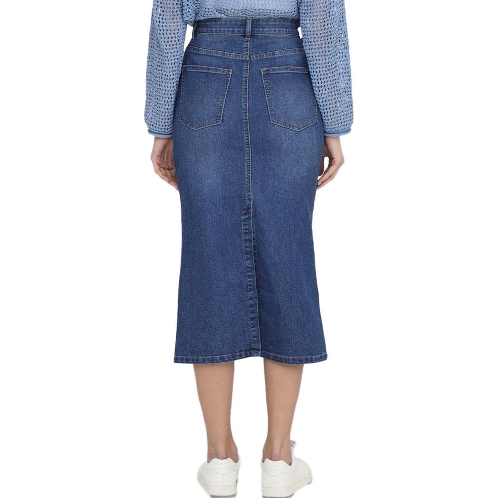 Jupe Mi-longue Bleu Femme Only Marcella 2