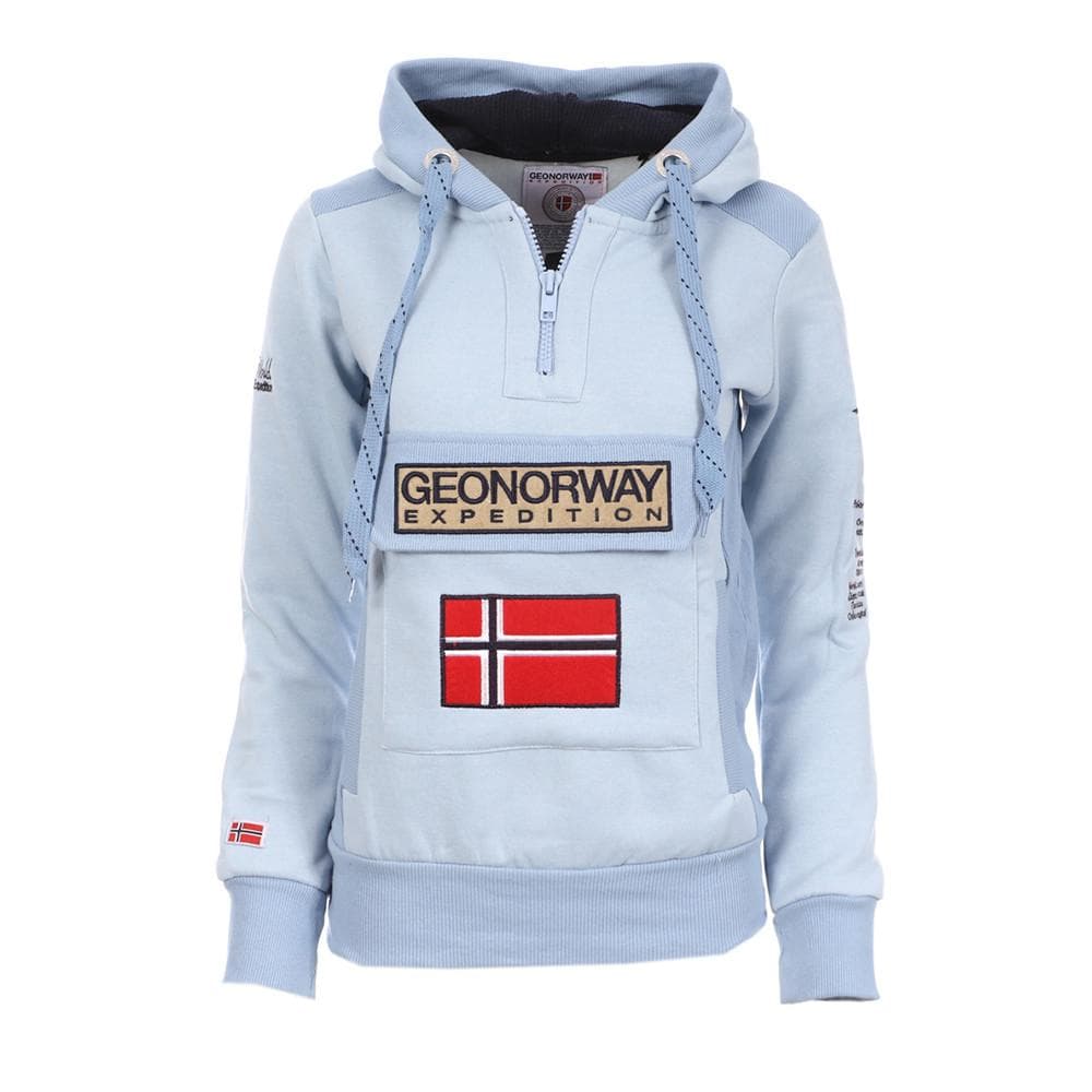 Sweat Bleu Femme Geographical Norway Gymclass 1
