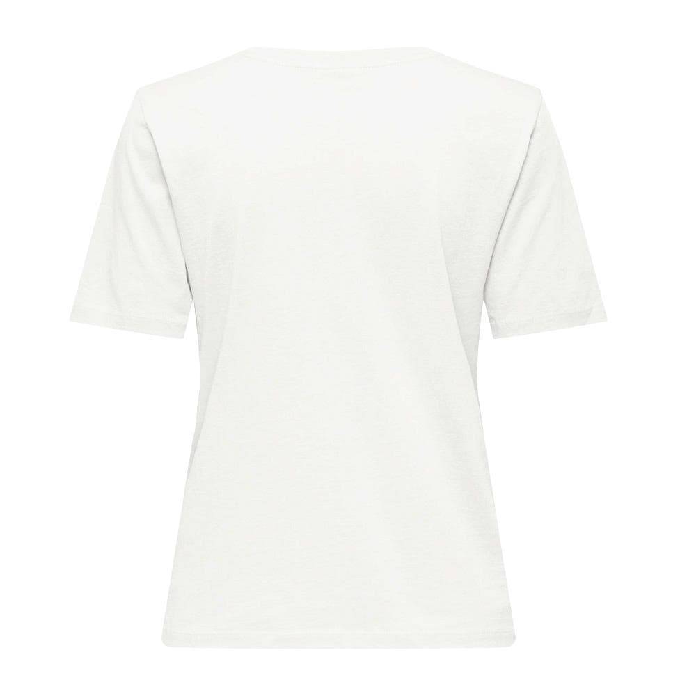 T-Shirt Blanc Femme Only Happy 2
