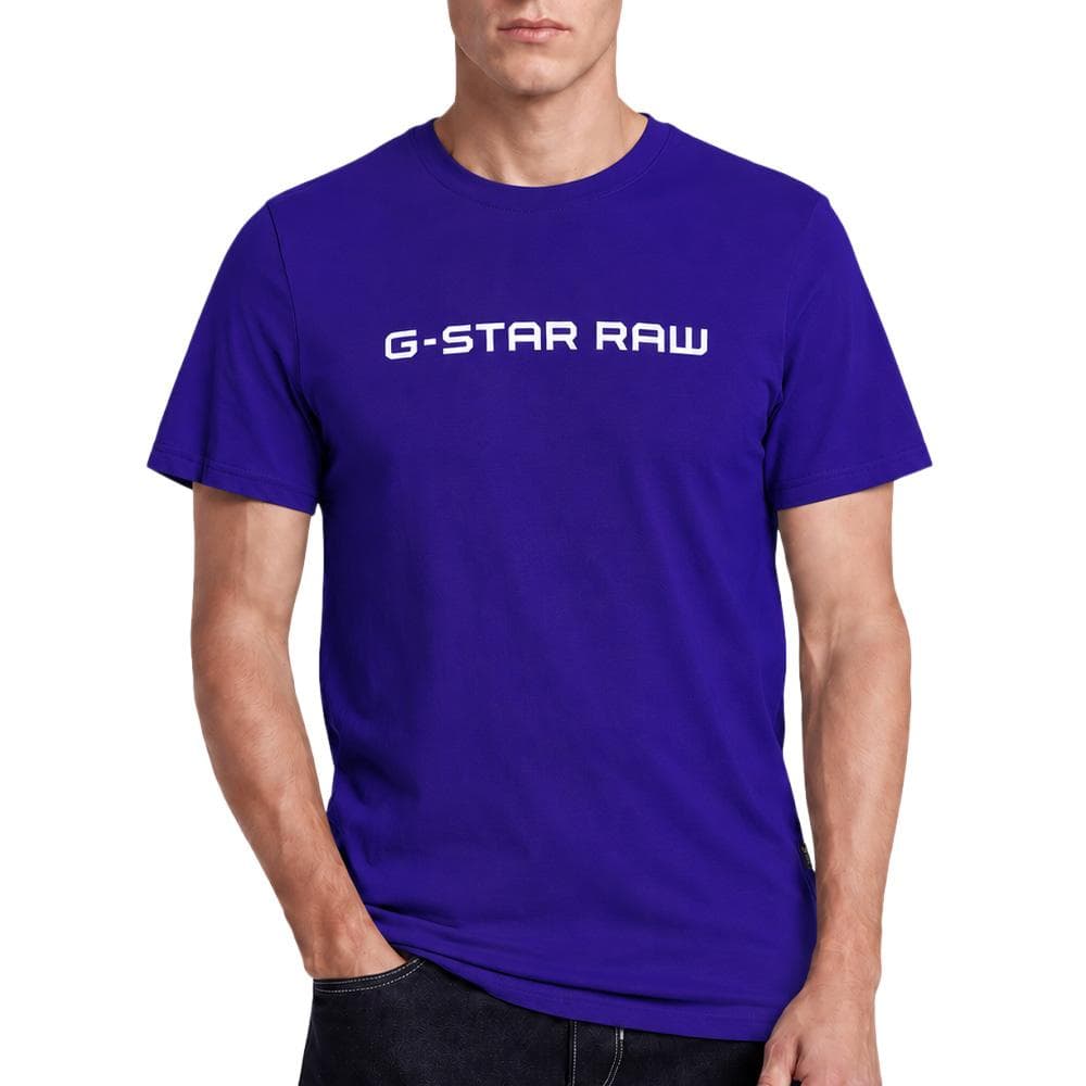 T-shirt Bleu électrique Homme G-Star Raw GD25950 1