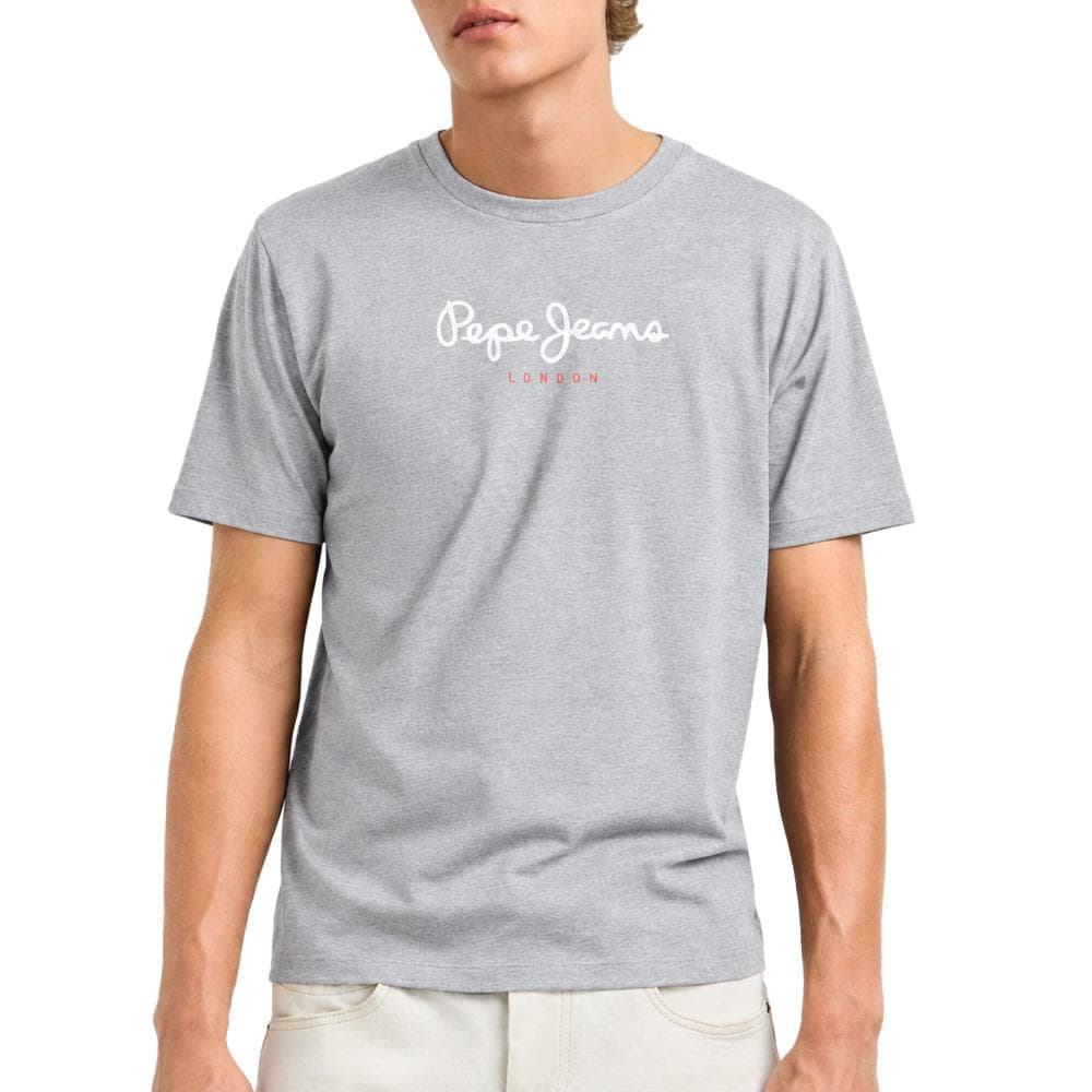 T-Shirt Gris clair Homme Pepe jeans Eggo 1