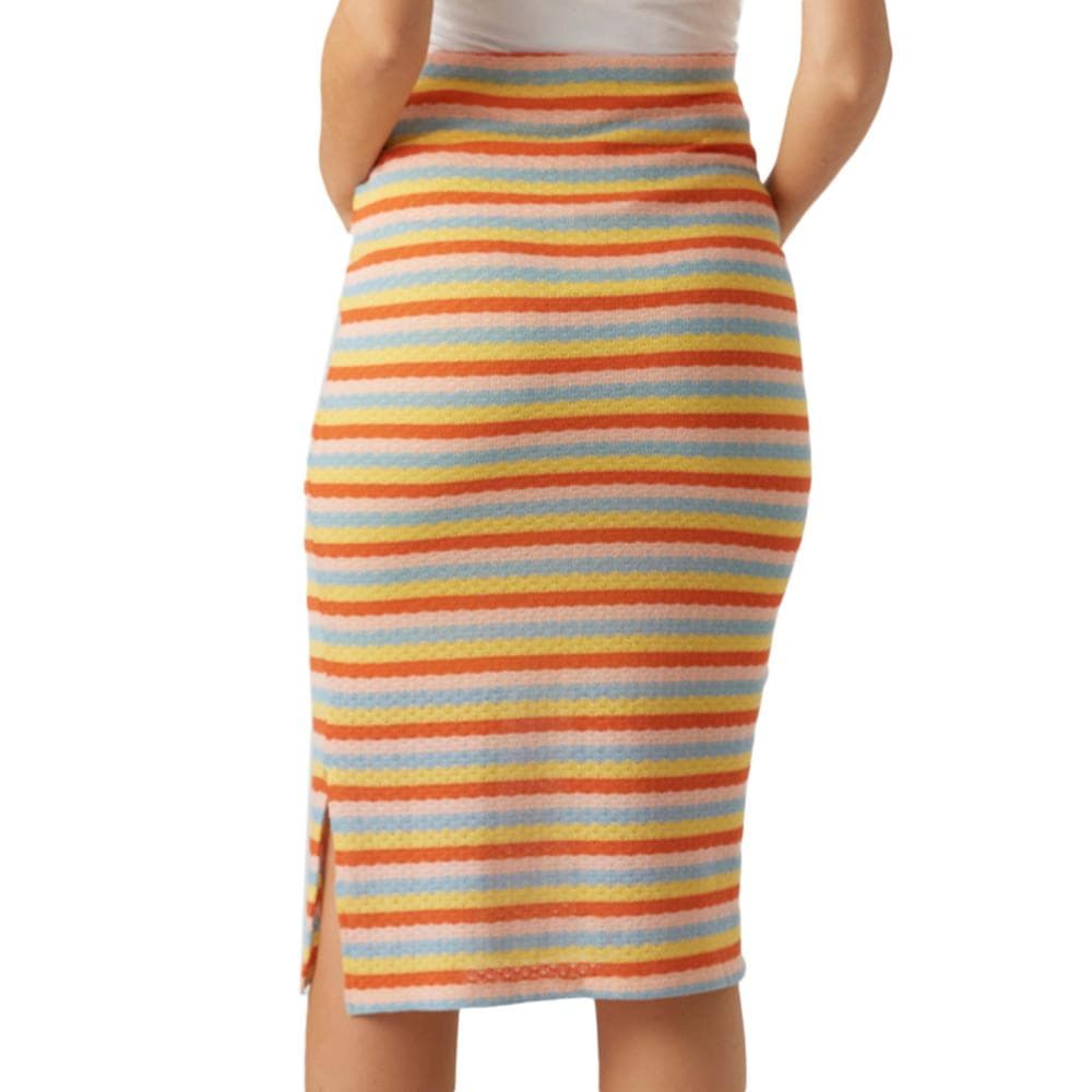 Jupe de grossesse Jaune/Rose Femme Mamalicious Hana 2