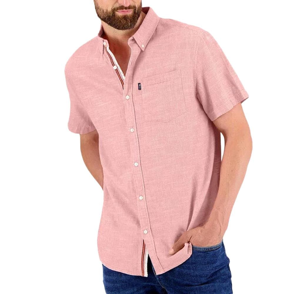 Chemise Rose Homme TBS CALELCHA 1