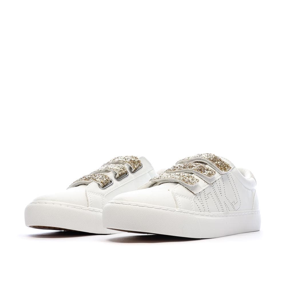 Baskets Blanche/Doré Femme Kaporal Tippyk 6