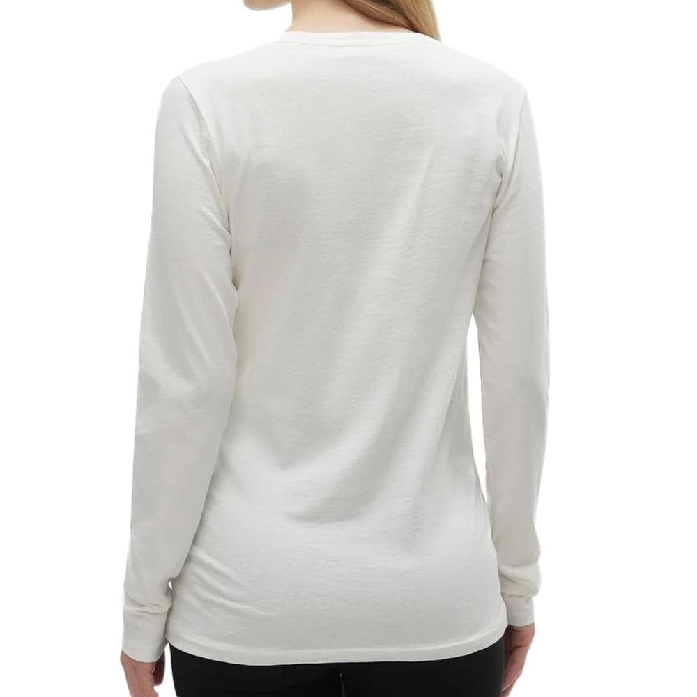 T-shirt Manches Longues Beige Femme Mamalicious Hoho 2