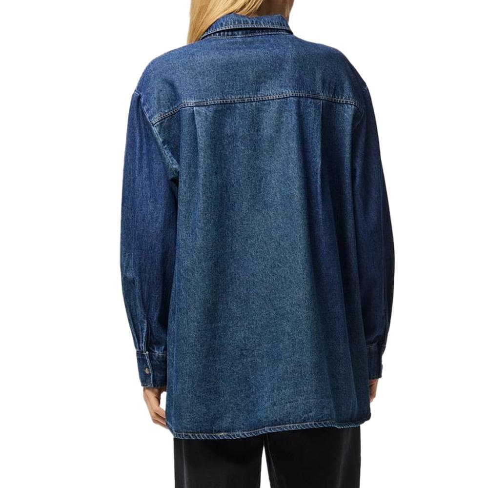Chemise Bleu Foncé Femme Pieces Maisie 2