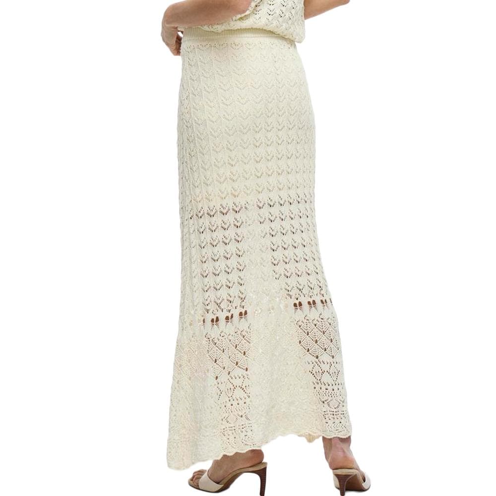Jupe Beige Vila Femme Vidolise Ankle 2