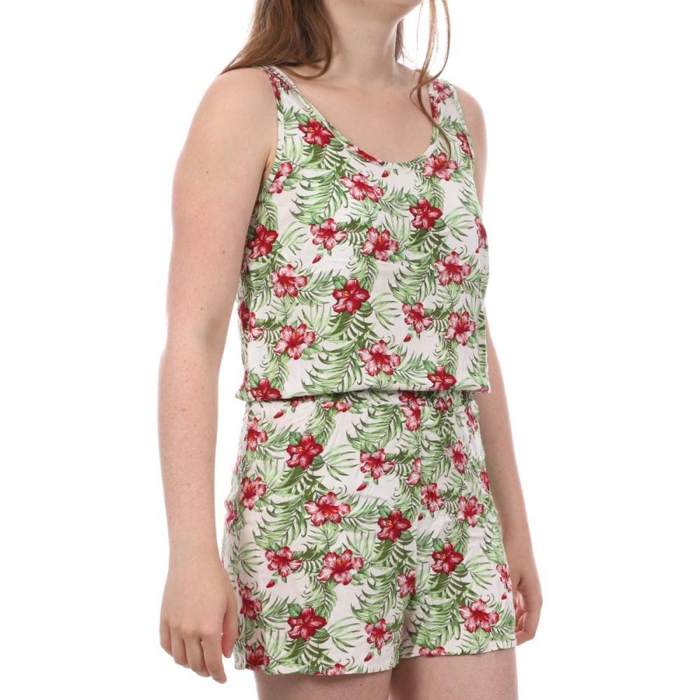 Combishort Blanche/Verte Femme Vero Moda Easy 1