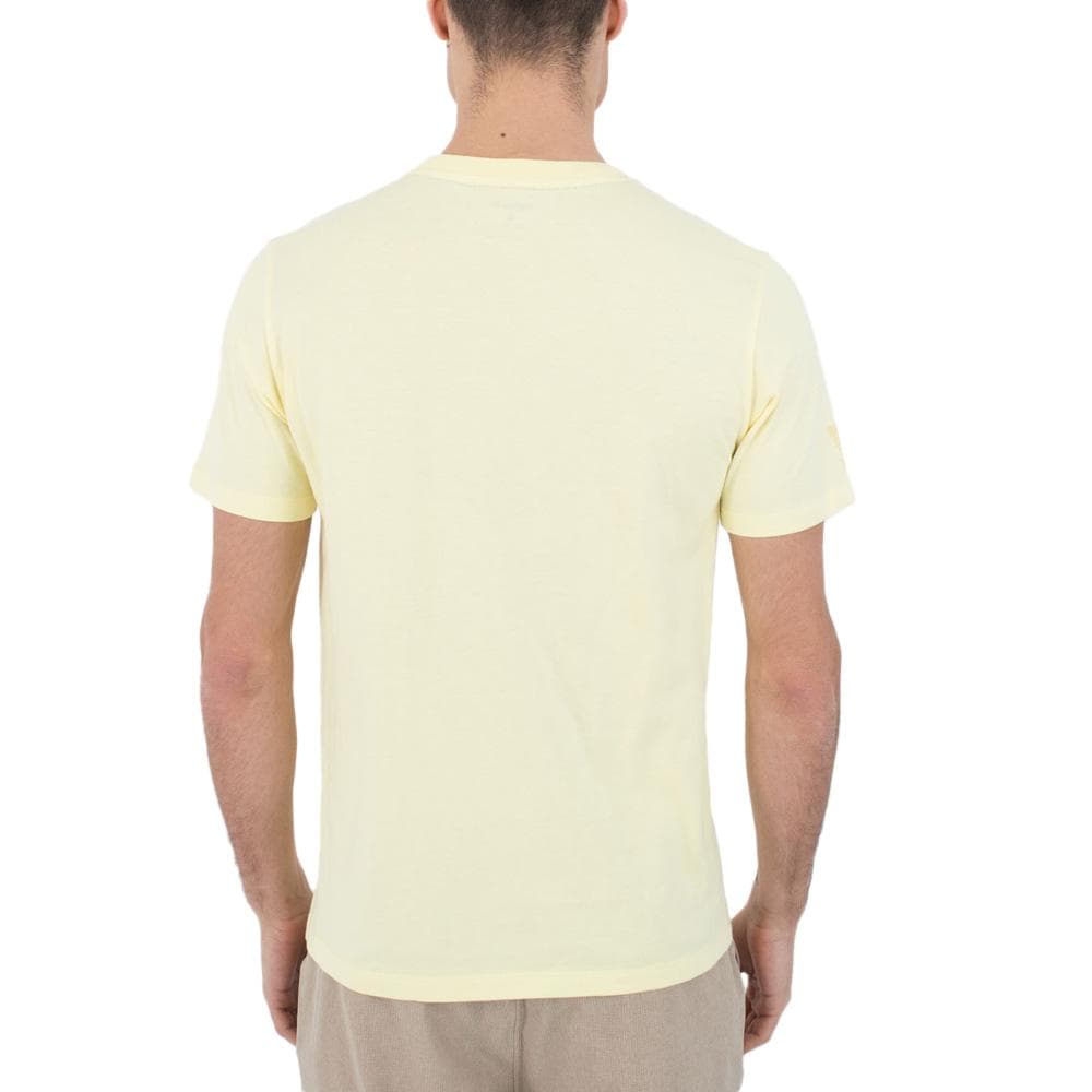 T-shirt Jaune Homme Hurley MTSEU00013 2