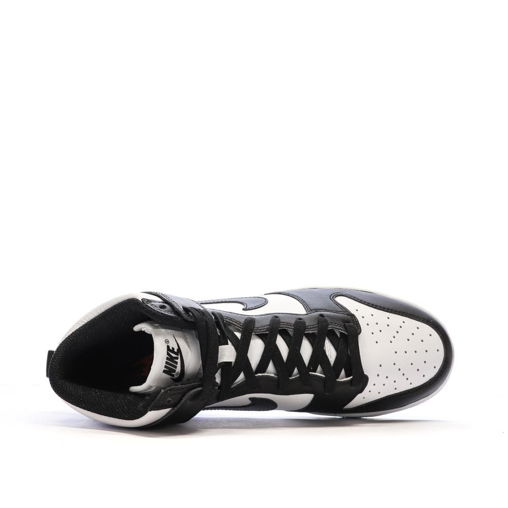 Baskets Blanches/Noires Homme Nike Dunk Hi 4