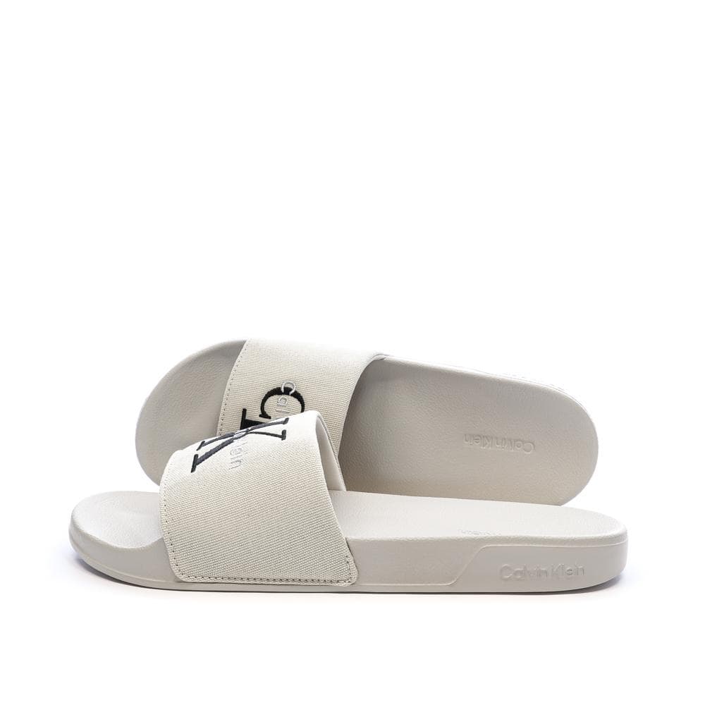 Claquette Beige Homme Calvin Klein Jeans Slide 1
