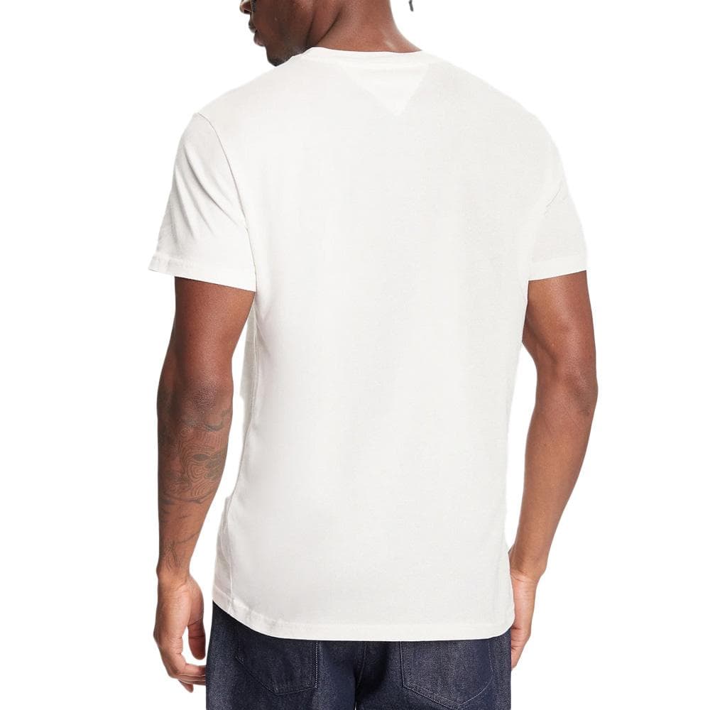 T-shirt Ecru Homme Tommy Hilfiger Flag 2