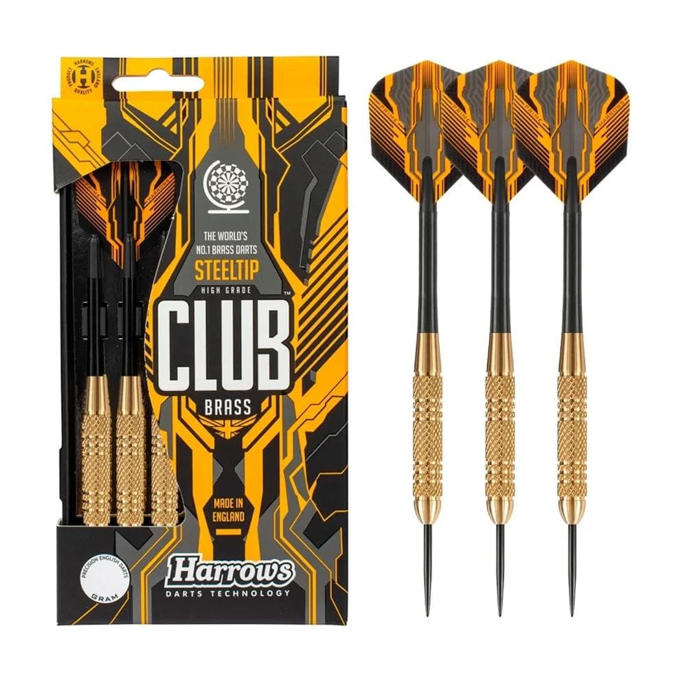 3 fléchettes acier Club Brass 22g-K 1