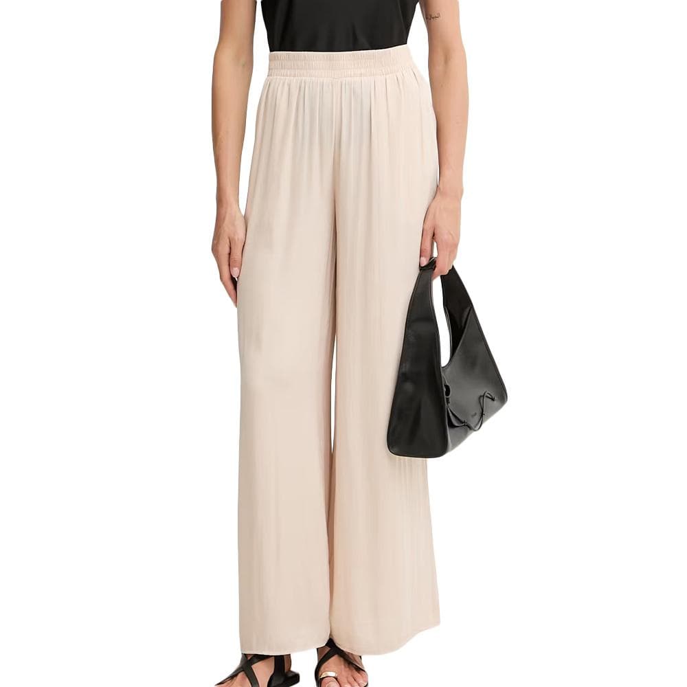 Pantalon fluide/toile Beige Morgan PWENDA 1