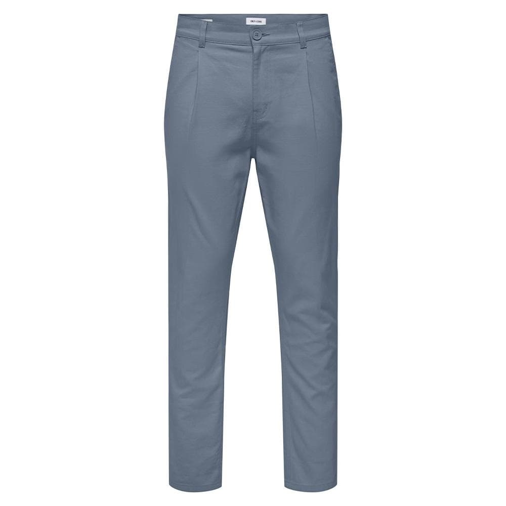 Pantalon fluide Bleu/Gris Homme Only & Sons Bologna 1