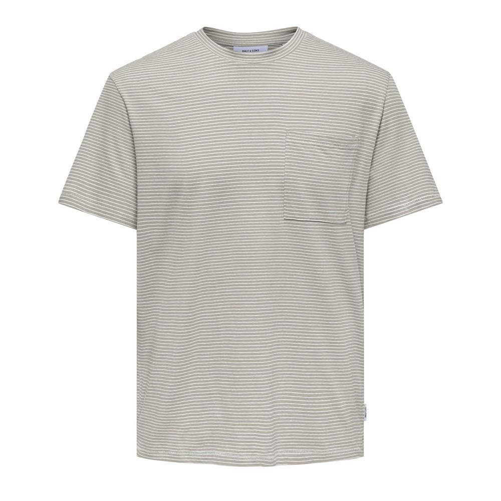 T-shirt Beige Homme Only & Sons Onsbale 1