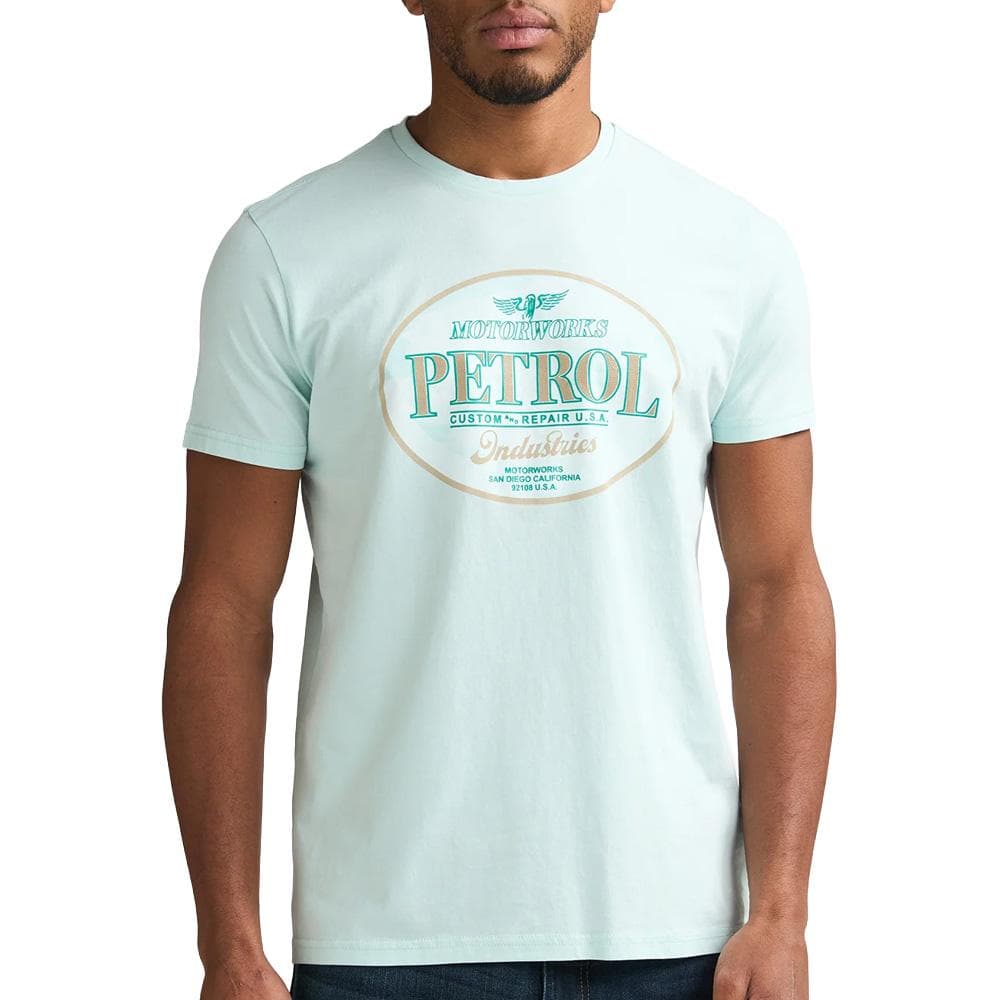 T-Shirt Vert Homme Petrol Industries Classic 1