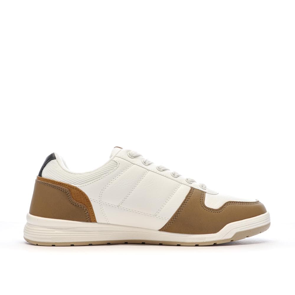 Baskets Blanc/Marron Homme Umbro Slade 2