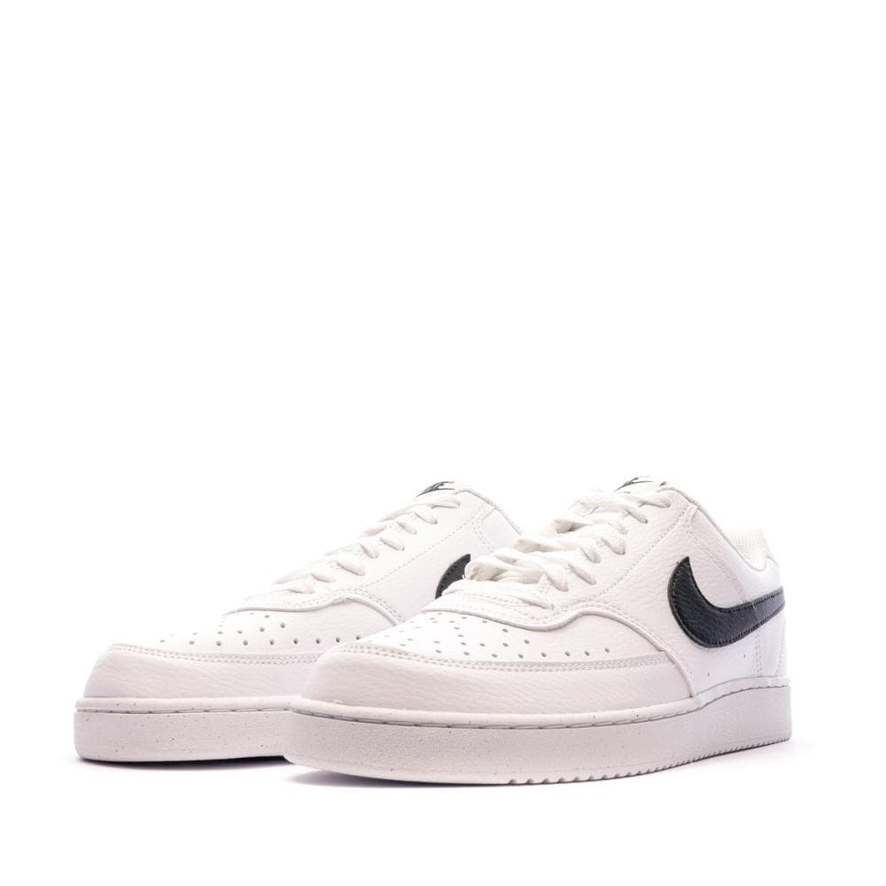 Baskets Blanc/Noir Homme Nike Court Vision Low 6