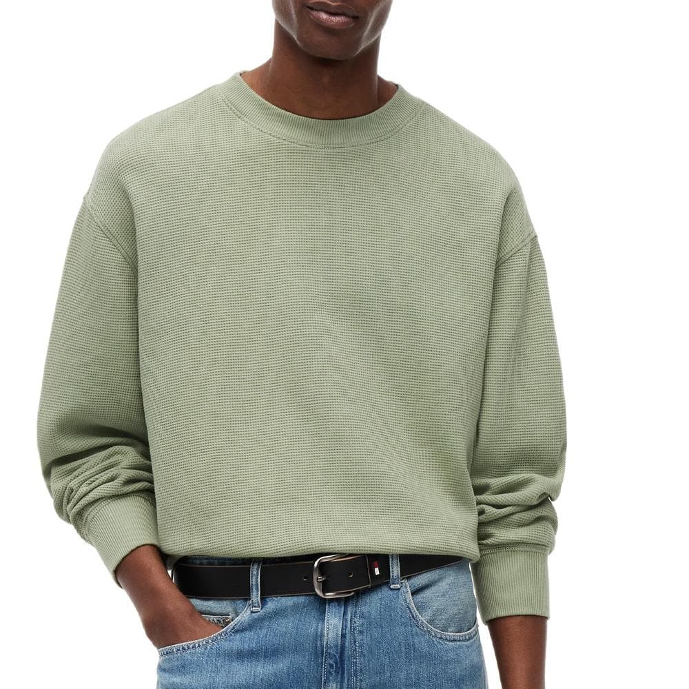 Sweat Vert Homme Tommy Hilfiger Washed 1