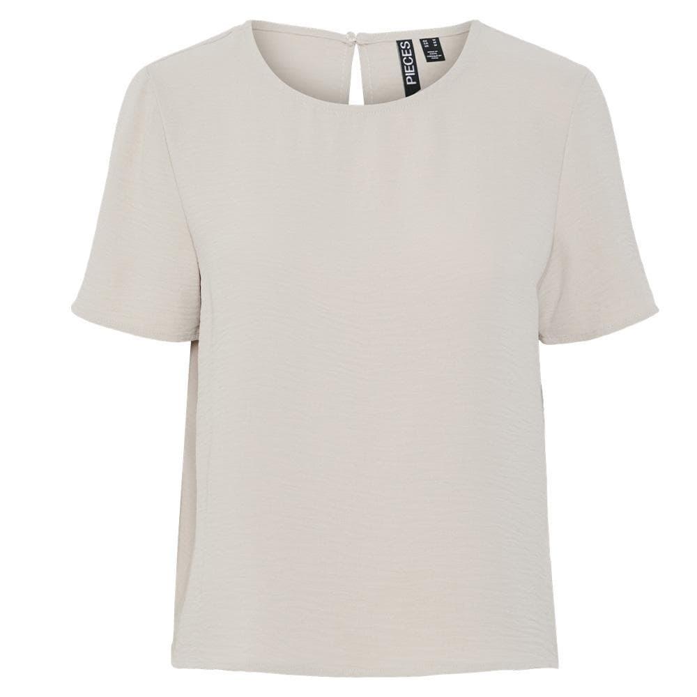 T-Shirt Beige Femme Pieces Pcanna 1