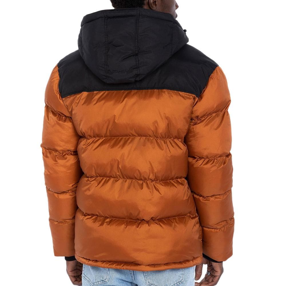 Doudoune Marron Homme Schott Utah 2