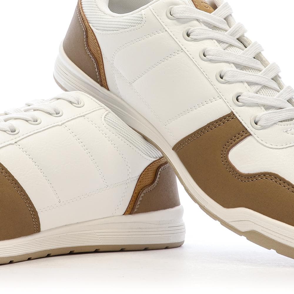 Baskets Blanc/Marron Homme Umbro Slade 7