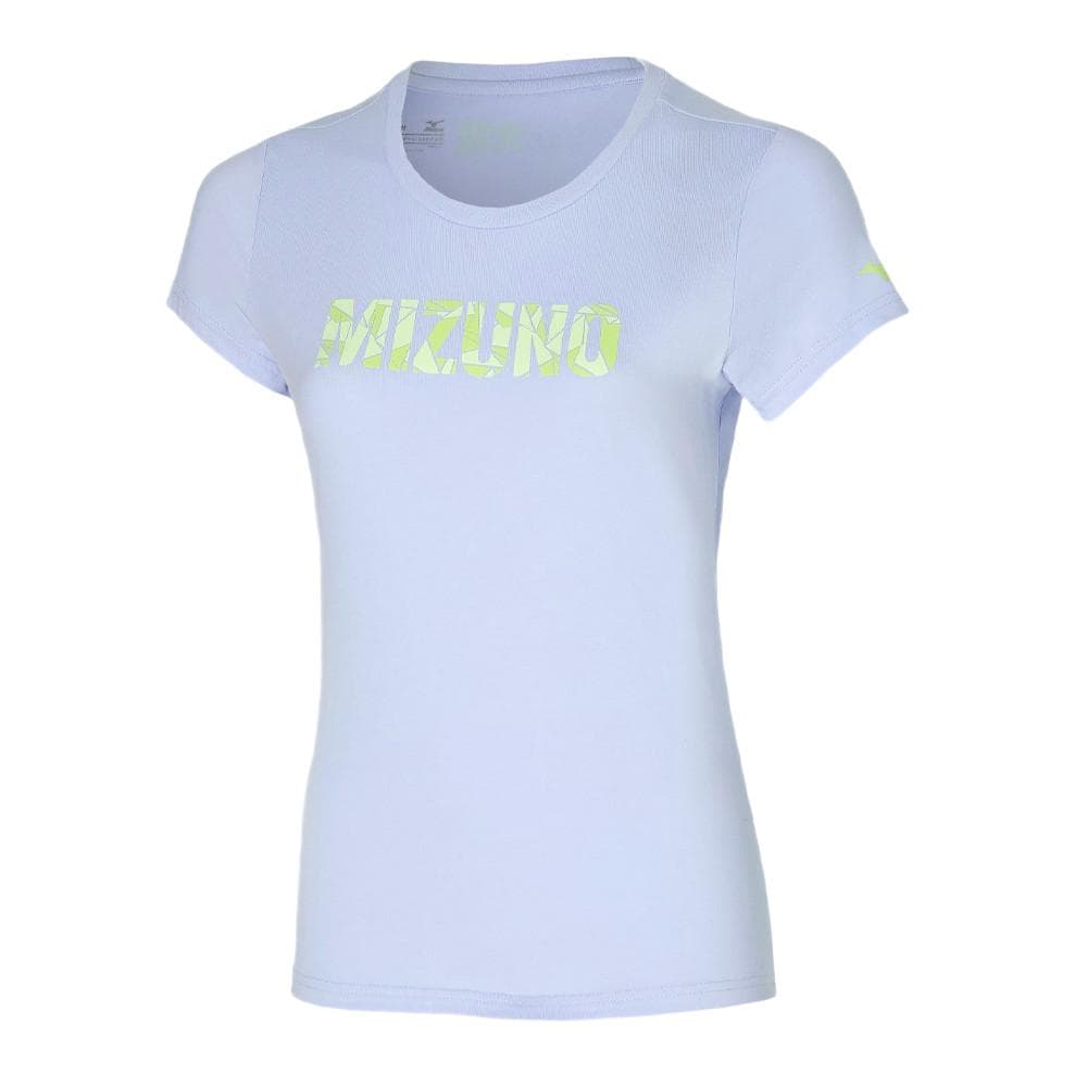T-shirt Bleu Femme technique Mizuno Athletic K2GA2202-03 1