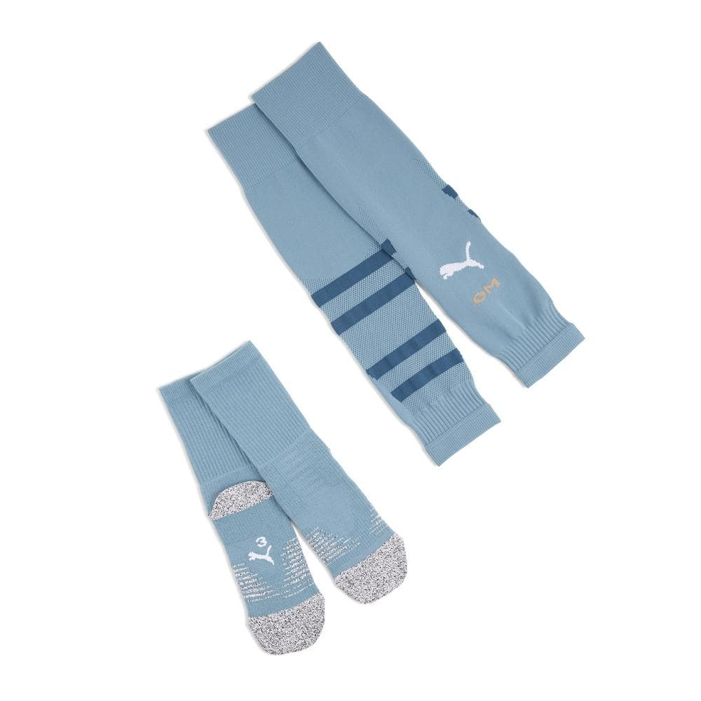 Chaussettes de Football Bleu Garçon Puma Team Om Graphic 1