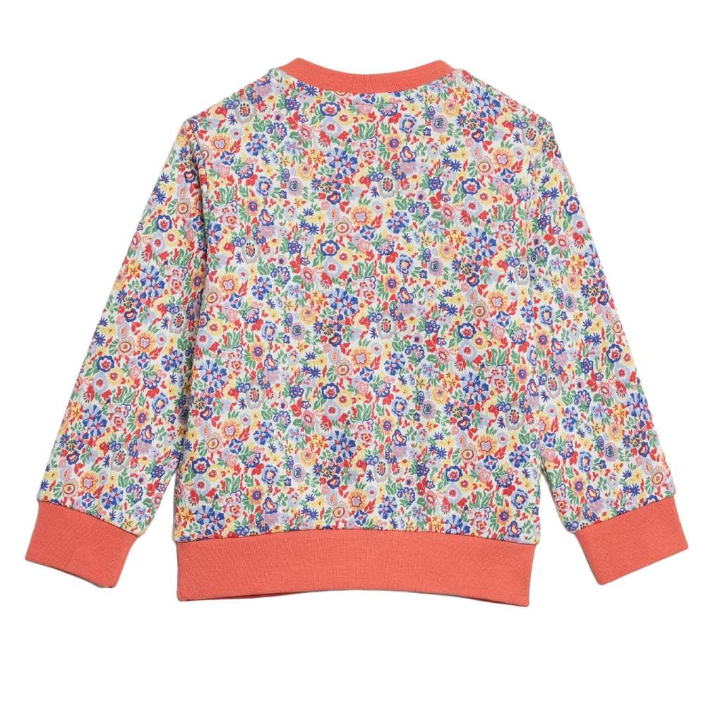 Ensemble de survêtement Rose/Blanc Fille Adidas Crew Set 2