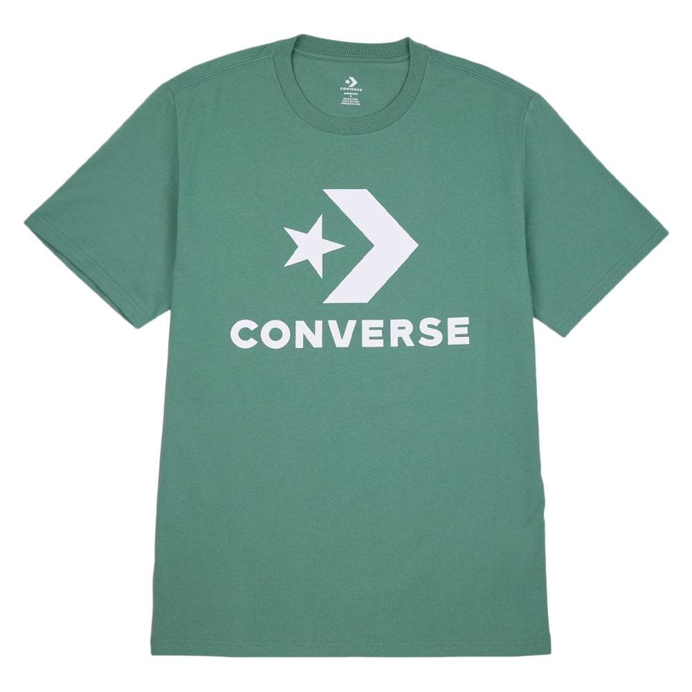 T-Shirt Vert Homme Converse Large 1